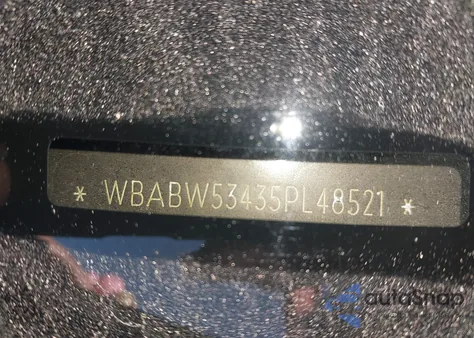 2005 BMW 330Ci z USA, uszkodzony, nr VIN WBABW53435PL48521